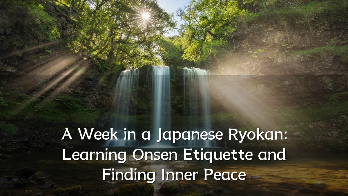 A Week in a Japanese Ryokan: Learning Onsen Etiquette and Finding Inner Peace
