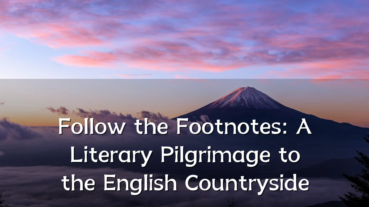 Follow the Footnotes: A Literary Pilgrimage to the English Countryside