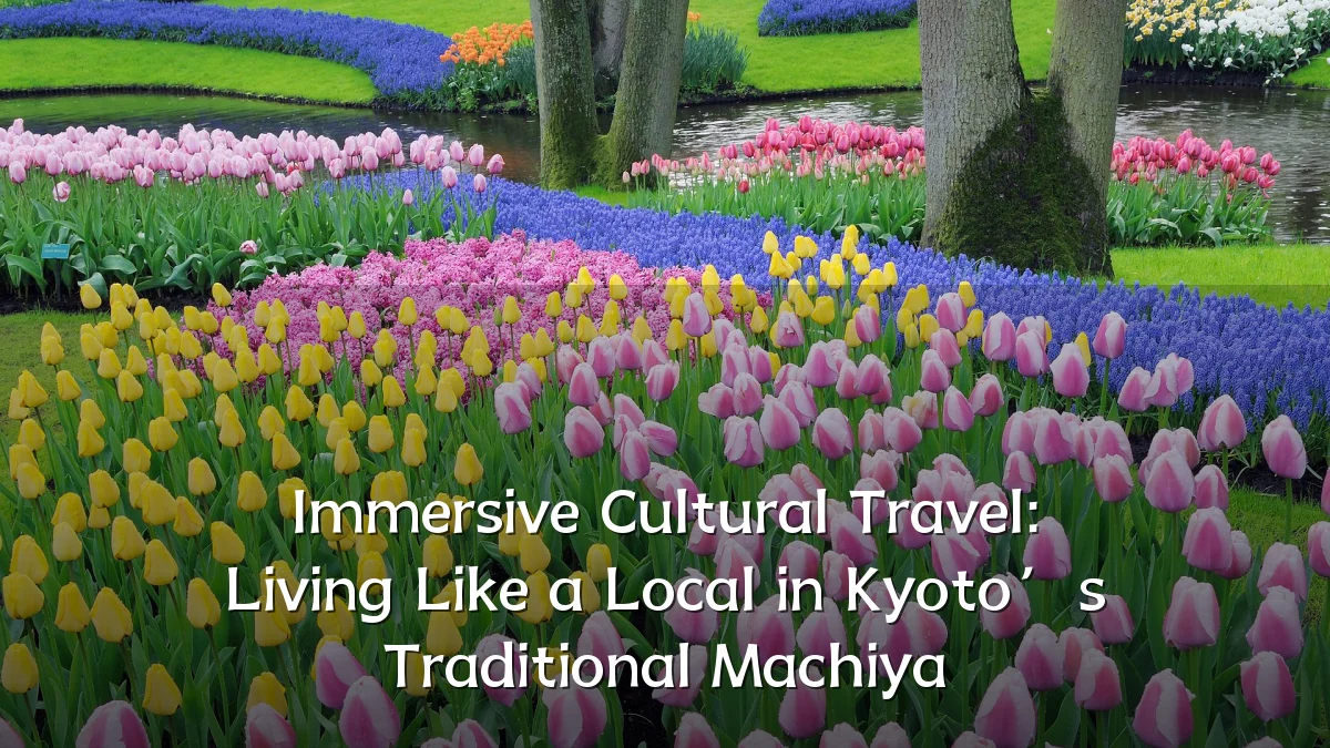 Immersive Cultural Travel: Living Like a Local in Kyoto’s Traditional Machiya