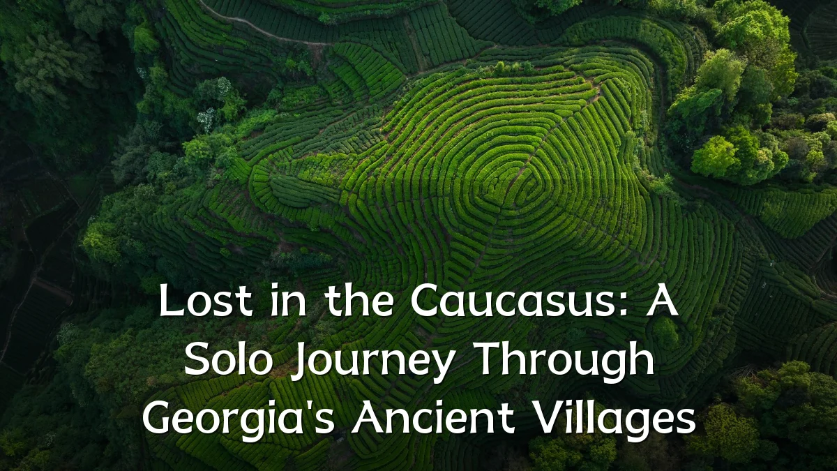 Lost in the Caucasus: A Solo Journey Through Georgia's Ancient Villages