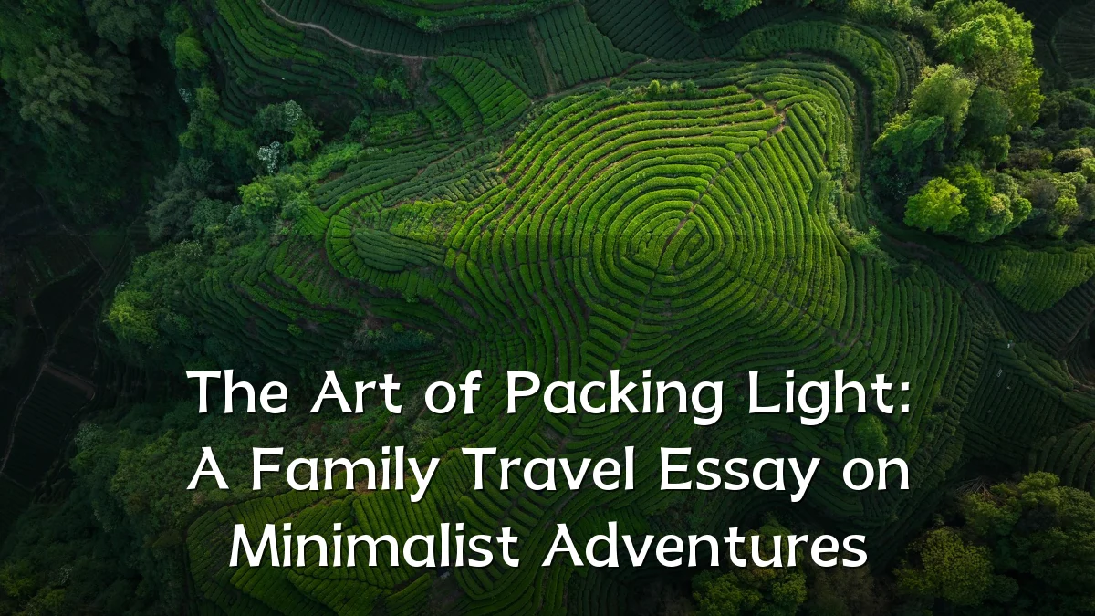 The Art of Packing Light: A Family Travel Essay on Minimalist Adventures