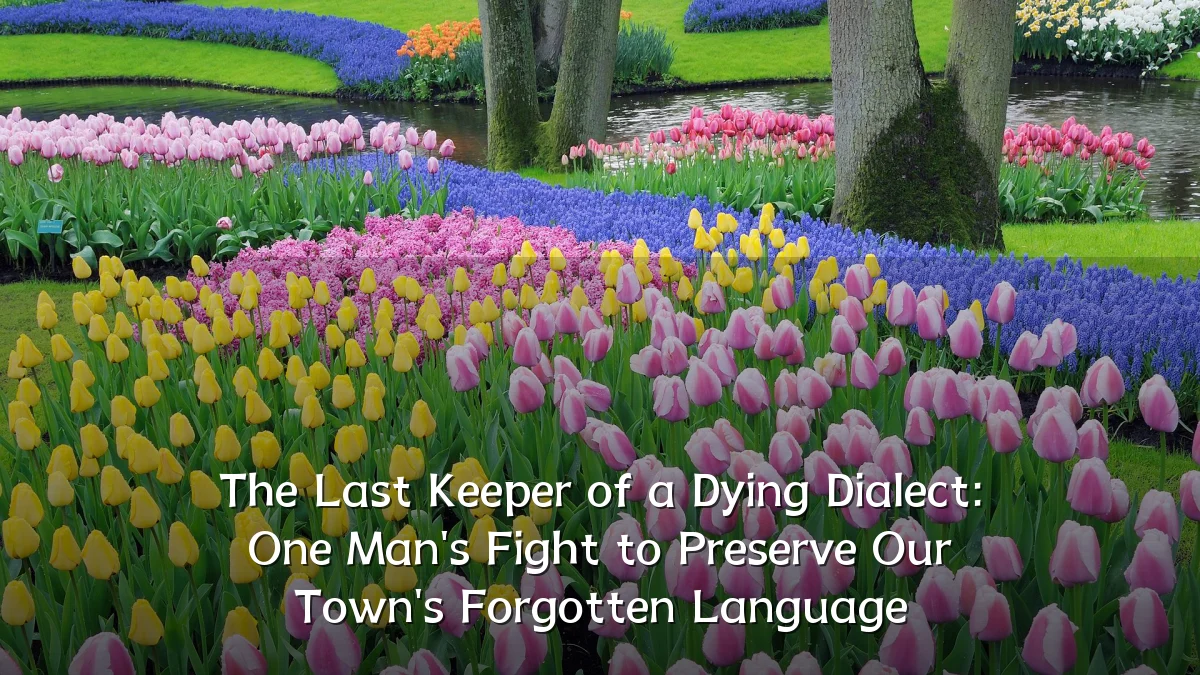The Last Keeper of a Dying Dialect: One Man's Fight to Preserve Our Town's Forgotten Language