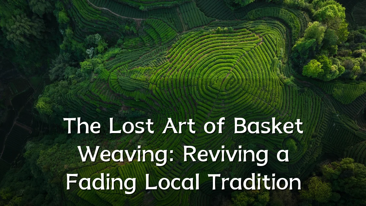 The Lost Art of Basket Weaving: Reviving a Fading Local Tradition