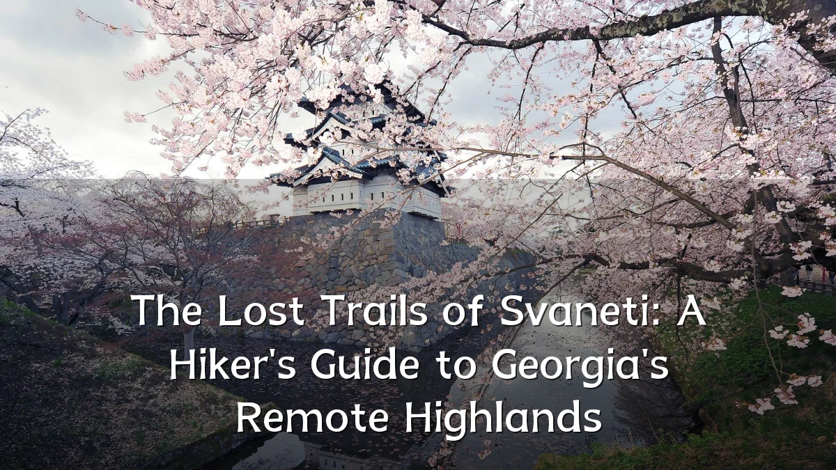 The Lost Trails of Svaneti: A Hiker's Guide to Georgia's Remote Highlands