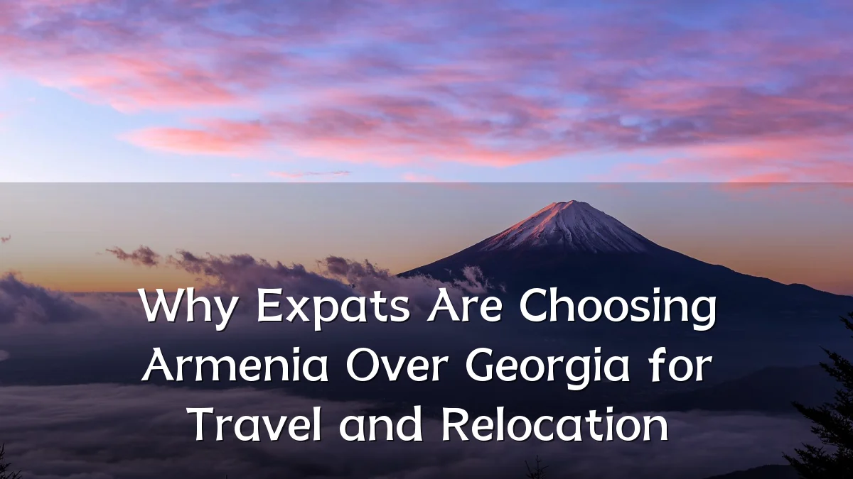 Why Expats Are Choosing Armenia Over Georgia for Travel and Relocation